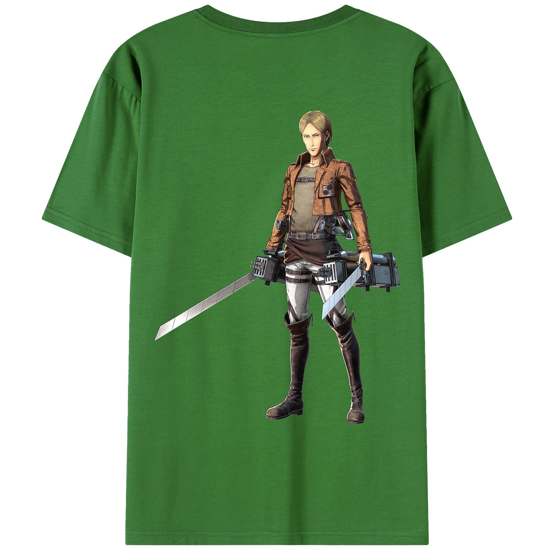 （画像用） 進撃の巨人 Attack on Titan レディース半袖Tシャツ(バックプリント)